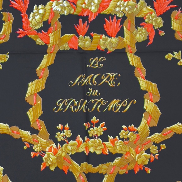 NWT Vintage Hermes Scarf "Le Sacre du Printemps" - Picture 2 of 10